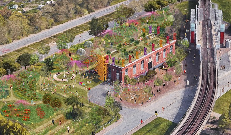 Proposed Rewild HQ, image by project architects Gort Scott