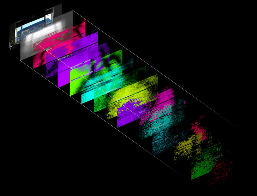 Wifi Camera images capturing illumination by different networks at Haque studio